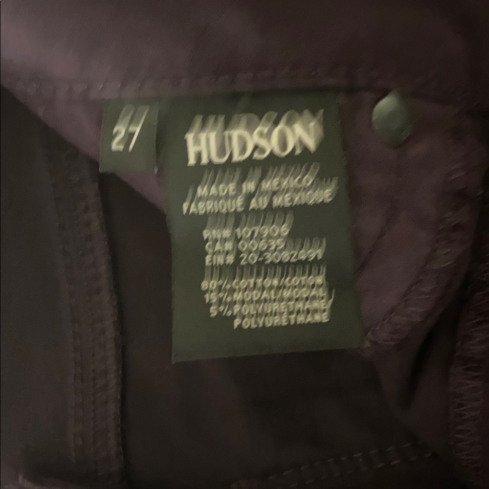 Purple Hudson Jeans - Picture 5 of 6